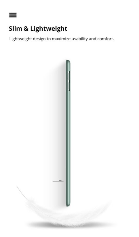 JP Smart case Pen pouzdro na tablet, iPad Pro 11 2018 / 2020 / 2022, iPad Air 4 10.9 2020 / Air 5 10.9 2022 / Air 11 2024, zelené