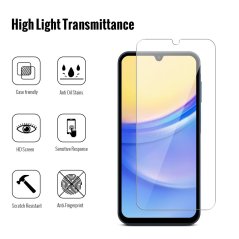 JP Long Pack Tvrzených skel, 3 skla na telefon, Samsung Galaxy A15