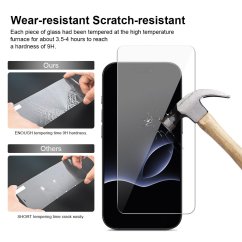 JP Long Pack Tvrzených skel, 3 skla na telefon s aplikátorem, iPhone 17 Pro Max