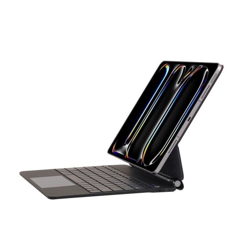 JP Magnetic Keyboard MK01 pouzdro na tablet s displejem, iPad Pro 13 2024 / 2025, černé