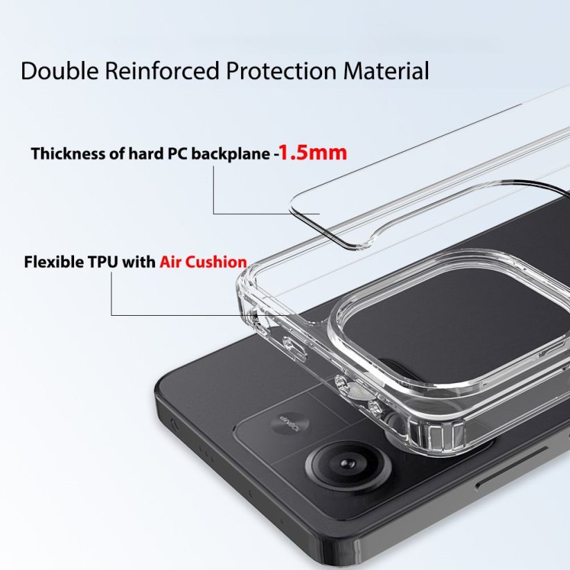 JP Transparent case, Xiaomi Redmi Note 13 4G