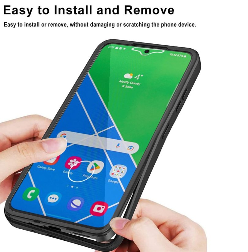 JP Defense colorful obal, Samsung Galaxy S25, červený