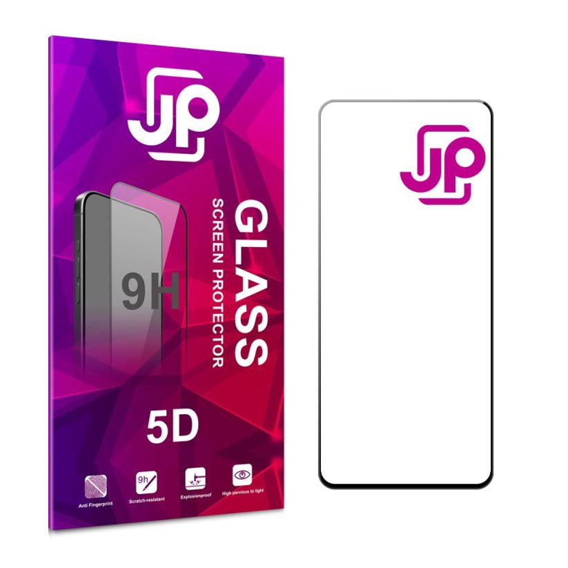 JP 5D Tempered Glass, Xiaomi Redmi Note 10, black