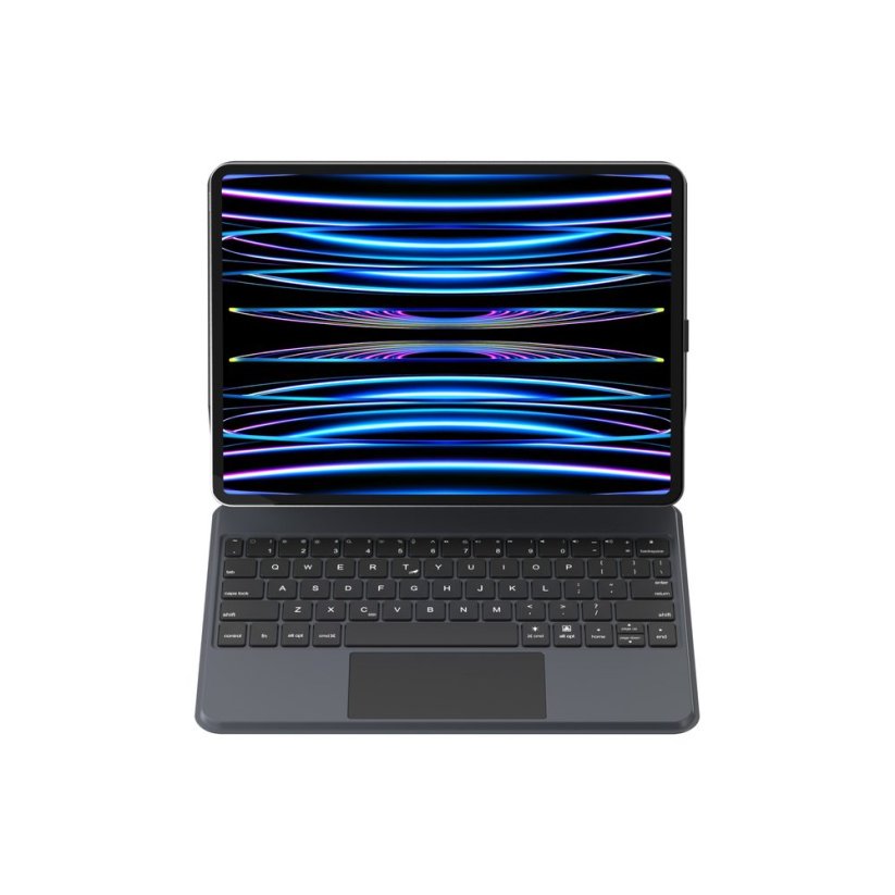 JP Magnetic Keyboard MK04C Tablet Case with PIN Socket Connection, iPad Pro 11 2018 / 2020 / 2021 / 2022, iPad Air 4 10.9 2020 / Air 5 10.9 2022 / Air 11 2024, Black