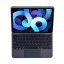 JP Magnetic Keyboard pouzdro na tablet, iPad Pro 11 2018 / 2020 / 2021 / 2022, iPad Air 4 10.9 2020 / Air 5 10.9 2022 / Air 11 2024, černé