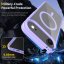 JP MagFit Clear MagSafe obal s N52 magnetem, iPhone Air, fialový