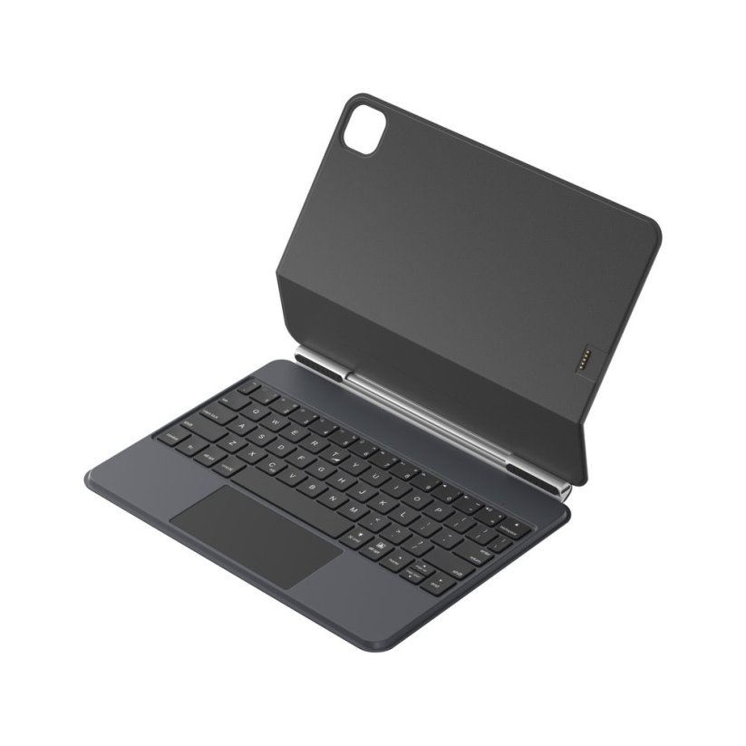 JP Magnetic Keyboard MK04C Tablet Case with PIN Socket Connection, iPad Pro 11 2018 / 2020 / 2021 / 2022, iPad Air 4 10.9 2020 / Air 5 10.9 2022 / Air 11 2024, Black