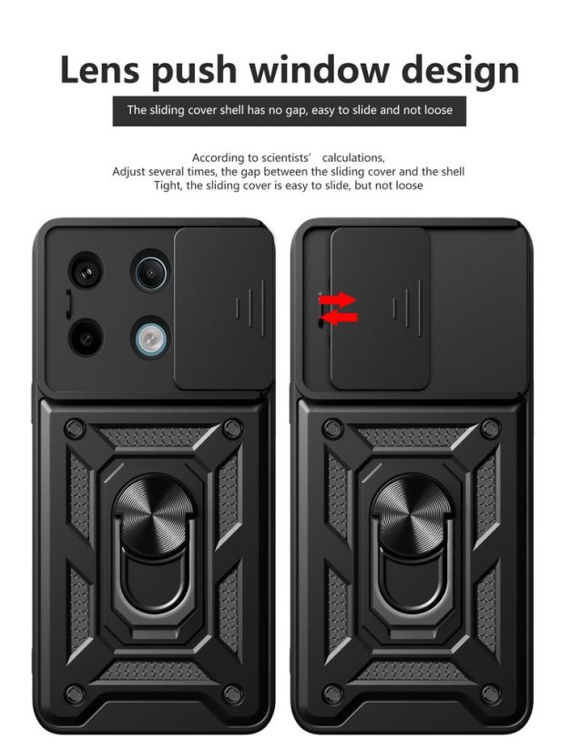JP CamShield, Xiaomi Redmi Note 13 Pro 5G / Poco X6 5G, black