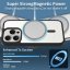 JP MagFit Clear MagSafe obal s N52 magnetem, iPhone 15 Pro, zelený