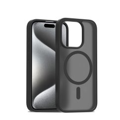 JP MagFit Colour MagSafe case with N52 magnet, iPhone 15 Pro, Black