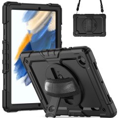 JP Solid360 obal na tablet, Samsung Tab A8 10.5" X200/X205, černý