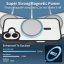 JP MagFit Clear MagSafe obal s N52 magnetem, iPhone 16, černý