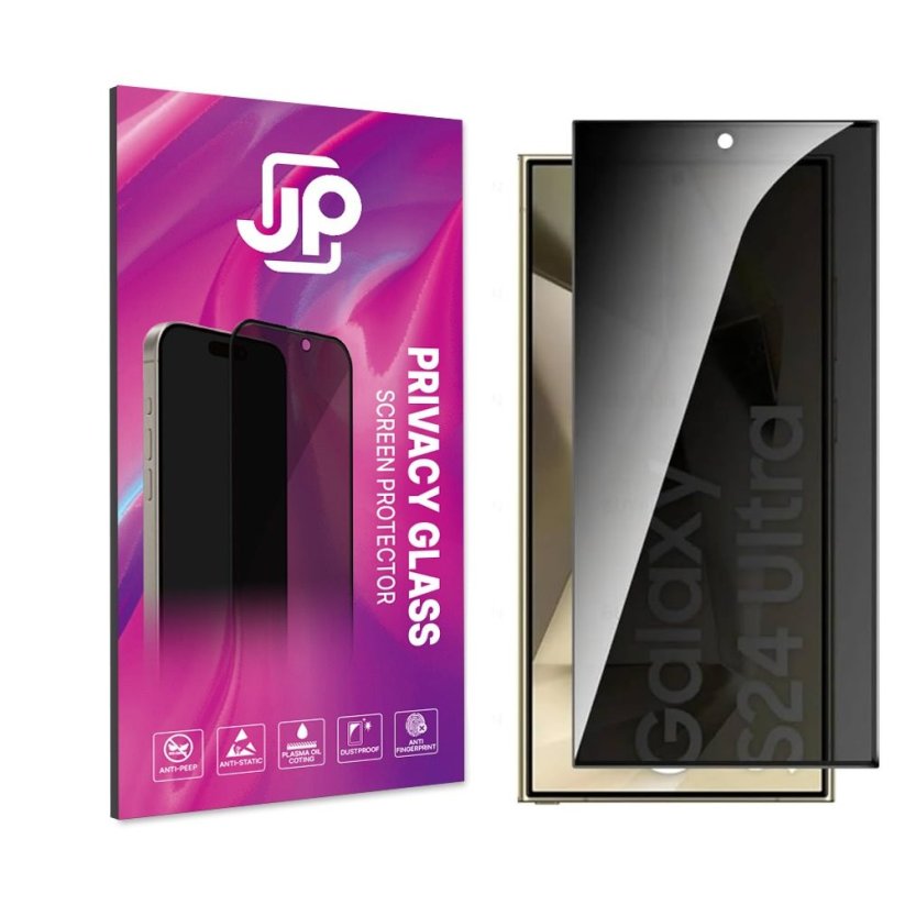 JP Privacy Tvrzené sklo, Samsung Galaxy S25 Ultra, černé