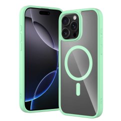 JP MagFit Clear MagSafe case with N52 magnet, iPhone 16 Pro Max, Green