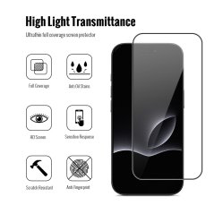JP Combo pack, Sada 2 tvrzených skel a 2 sklíček na fotoaparát, iPhone 17 Pro