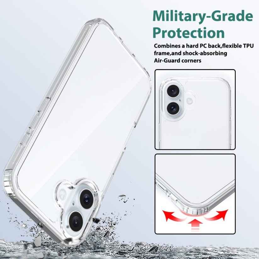 JP Průhledný obal, iPhone 16