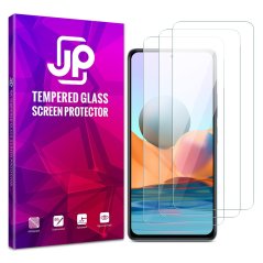 JP Long Pack Tempered Glass, 3 screen protectors, Xiaomi Redmi Note 10 / Redmi Note 10S