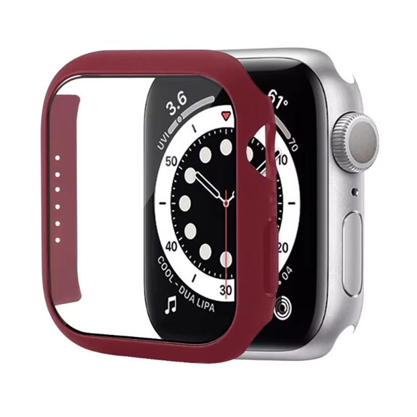 JP Watch case, Apple Watch 7 / 8 / 9, 41 mm, wine red