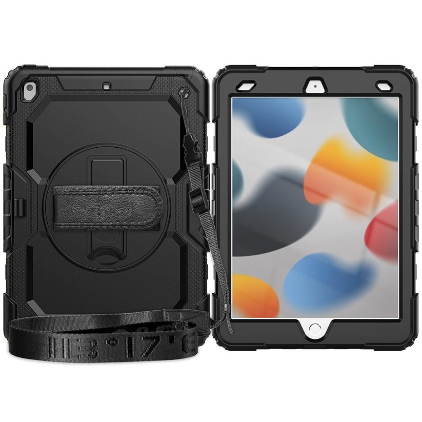 JP Solid360 obal na tablet, iPad 10.2, 2019 / 2020 / 2021 (iPad 7 / 8 / 9), černý