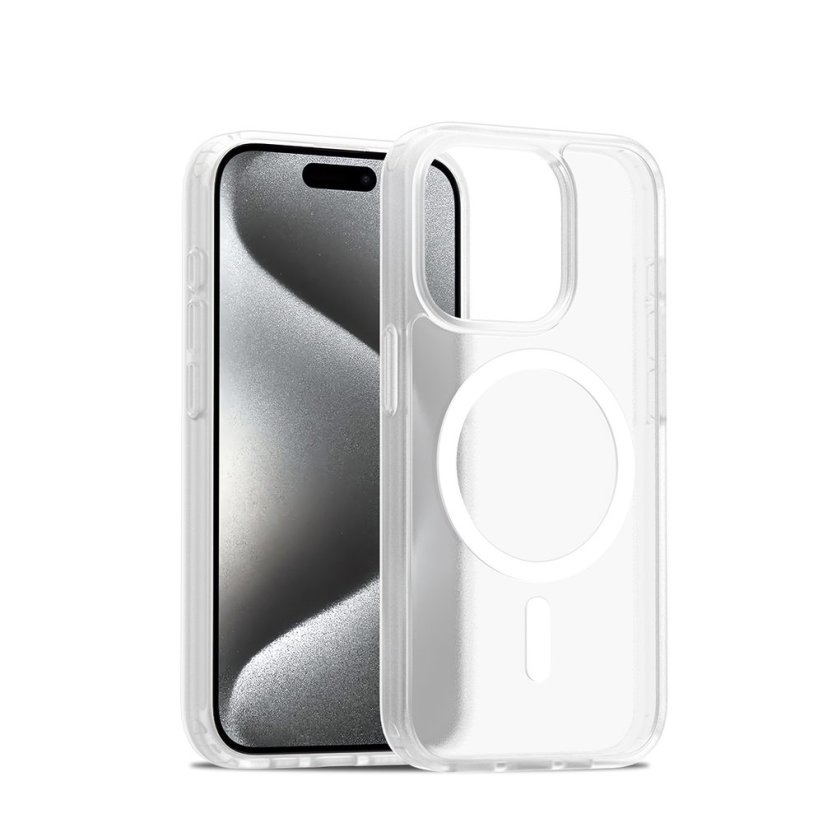 JP MagFit Colour MagSafe case with N52 magnet, iPhone 15 Pro, White
