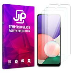 JP Long Pack Tempered Glass, 3 screen protectors, Samsung Galaxy A22