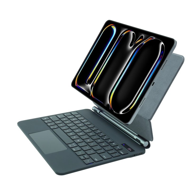 JP Magnetic Keyboard MK01 pouzdro na tablet s displejem, iPad Pro 11 2024 / 2025, černé
