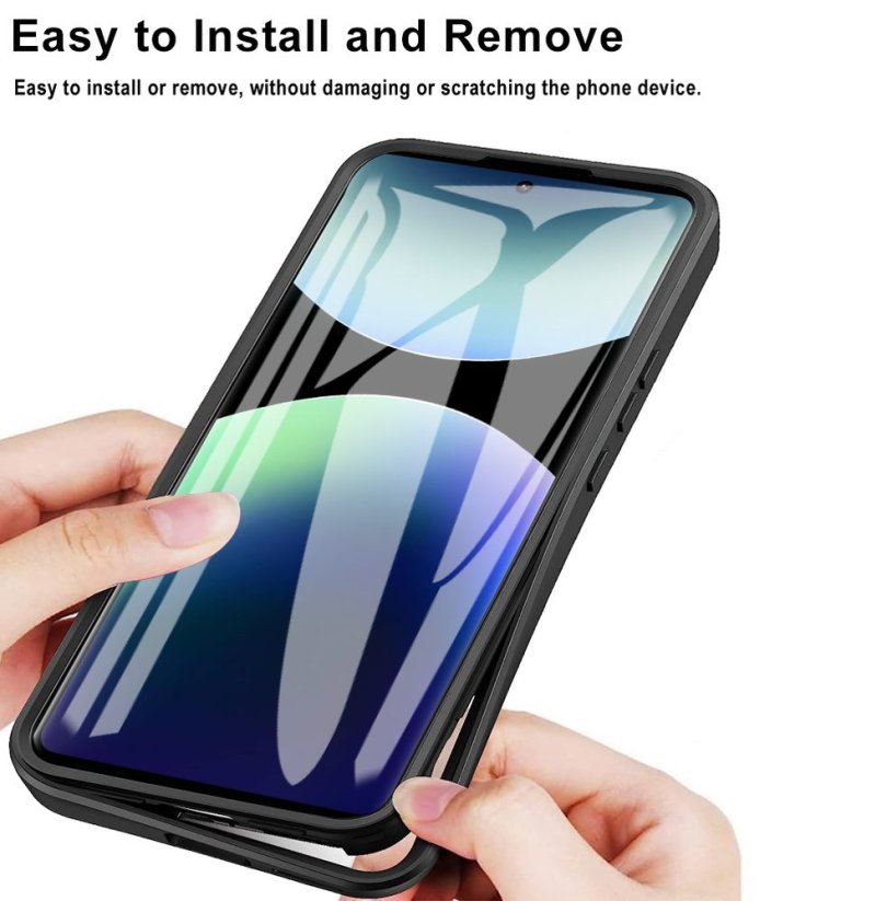 JP Defense colorful obal, Xiaomi Redmi Note 14 Pro Plus 5G, černý