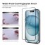JP 3D Tempered glass with installation frame, iPhone 15 Plus, black