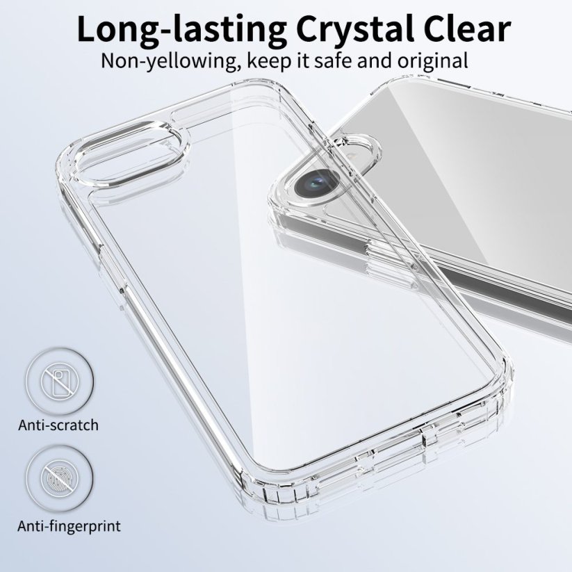JP Průhledný obal, iPhone 16e / 17e