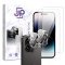 JP Combo Pack, Set of 2 Tempered Glass and 2 Camera Glass, iPhone 14 Pro