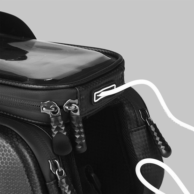 JP Waterproof Frame Bag with Two Pockets BB03, Black