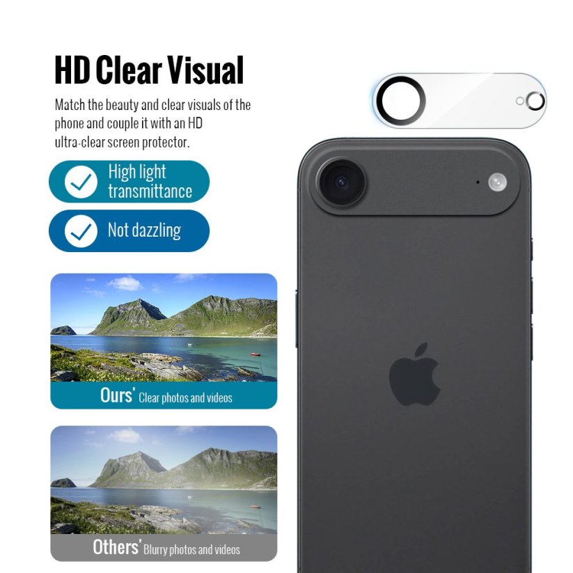 JP Combo pack, Sada 2 tvrzených skel a 2 sklíček na fotoaparát, iPhone Air