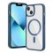 JP MagFit Clear MagSafe case with N52 magnet, iPhone 13 / 14, Blue
