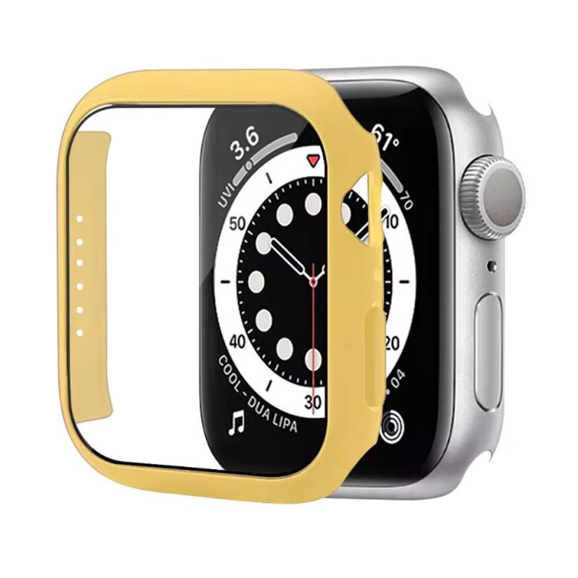 JP Watch case, Apple Watch 4 / 5 / 6 / SE 1 / 2 / 3, 44 mm, žlutý