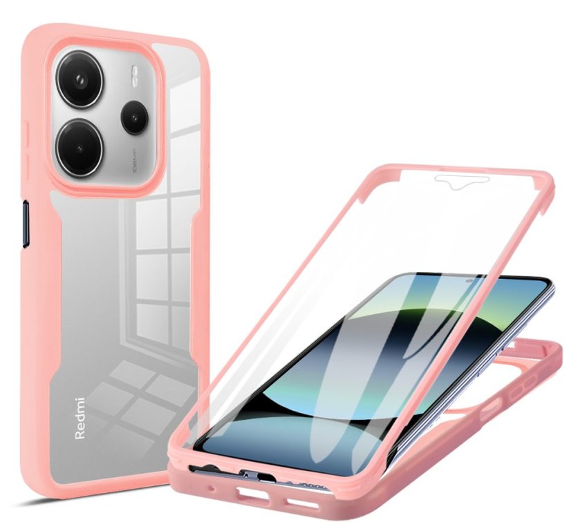JP Defense colorful obal, Xiaomi Redmi Note 14 5G, růžový