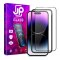JP 3D Tempered glass with installation frame, iPhone 14 Pro Max, black