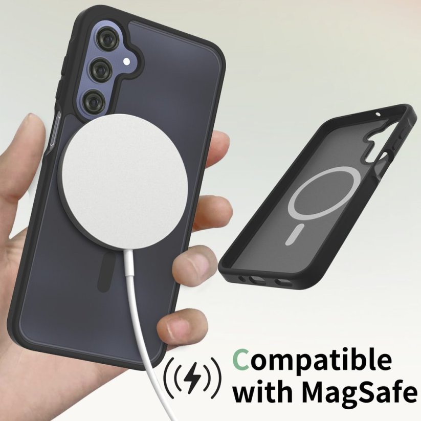 JP MagFit Colour MagSafe obal s N52 magnetem, Samsung Galaxy A16 5G, černý
