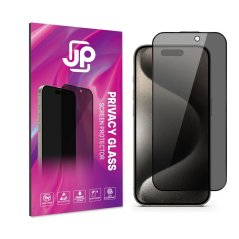 JP Privacy Tvrzené sklo, iPhone 15 Pro Max, černé