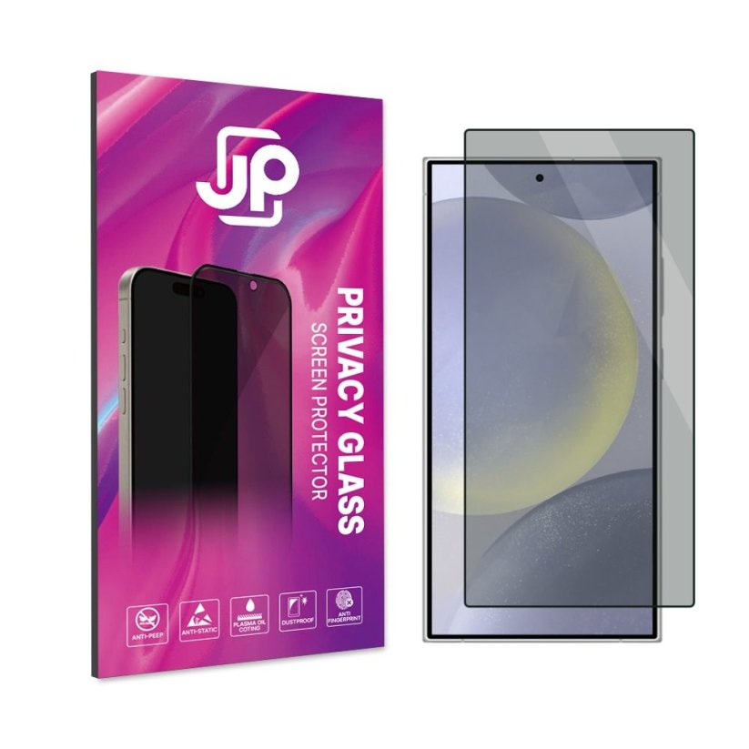 JP Privacy Tvrzené sklo, Samsung Galaxy S25 Ultra, černé