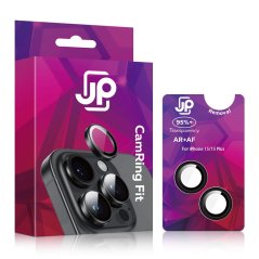 JP Camring Fit, sklíčko pro čočku fotoaparátu, iPhone 15 / 15 Plus, černé