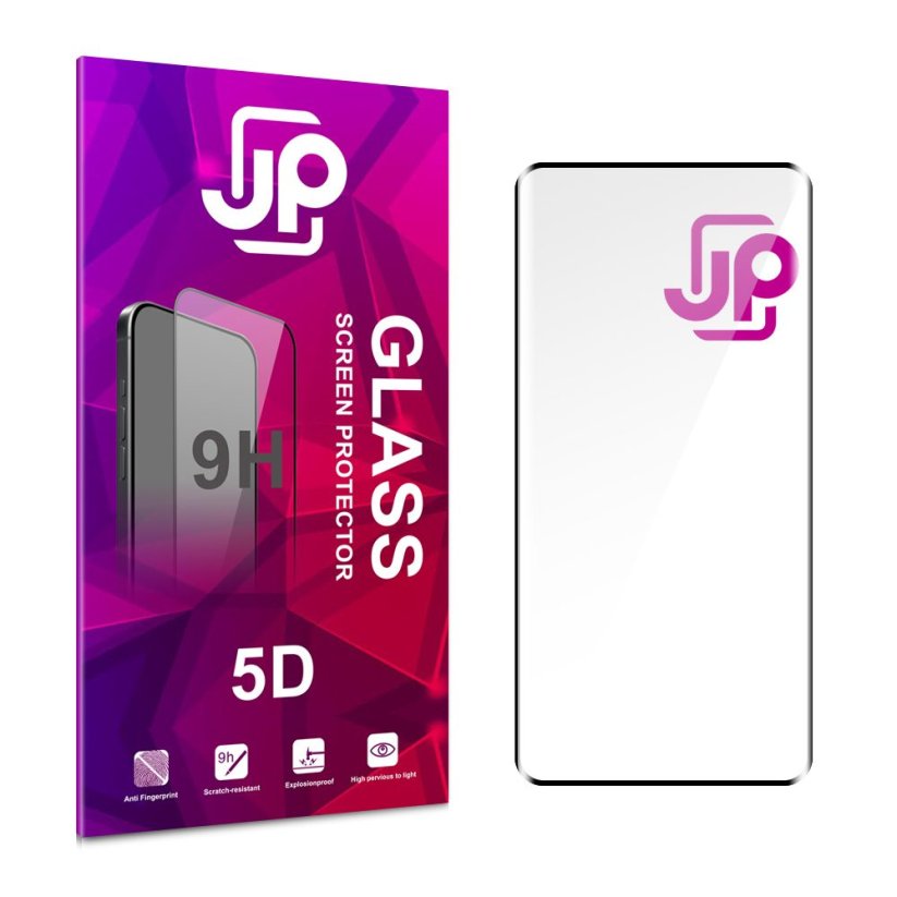 JP 5D Tempered Glass, Xiaomi Redmi Note 14 Pro Plus 5G, black