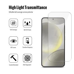 JP Combo Pack, Set of 2 Tempered Glass and 2 Camera Glass, Samsung Galaxy S24 FE