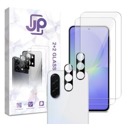 JP Combo pack, Sada 2 tvrzených skel a 2 sklíček na fotoaparát, Samsung Galaxy A57