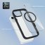 JP MagFit Clear MagSafe obal s N52 magnetem, iPhone 15, modrý