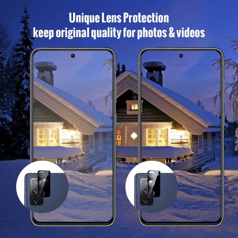 3D Tempered glass for camera lens, Samsung Galaxy S20 FE