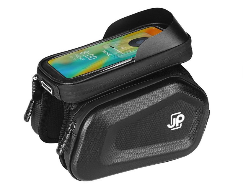 JP Waterproof Frame Bag with Two Pockets BB03, Black