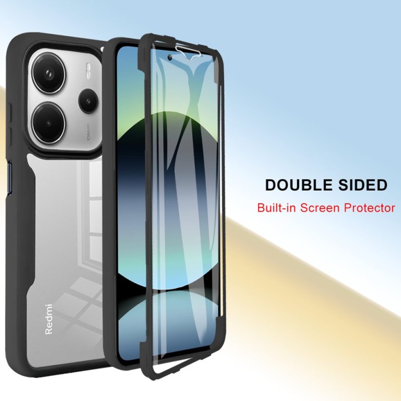 JP Defense colorful obal, Xiaomi Redmi Note 14 5G, červený