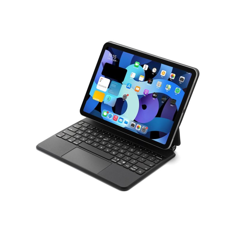 JP Magnetic Keyboard MK04 pouzdro na tablet, iPad 10.9 2022 (iPad 10) / iPad 11 2025 (iPad 11), černé