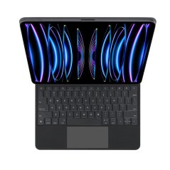 JP Magnetic Keyboard MK01 pouzdro na tablet s displejem, iPad Pro 12.9, 2018 / 2020 / 2021 / 2022, iPad Air 13 2024 / 2025, černé