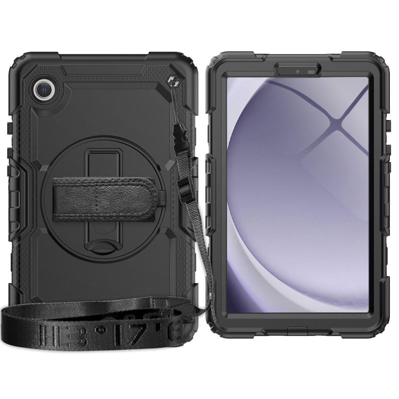 JP Solid360 tablet case, Samsung Tab A9 8.7, black